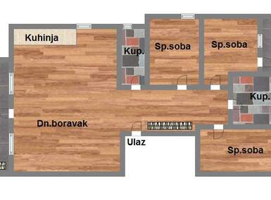Troiposoban stan, Novi Sad, stari majur, prodaja, 88m2, 173120e, id1000022