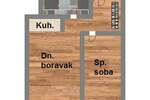 Dvosoban stan, Novi Sad, adice, prodaja, 44m2, 84630e, id1000478