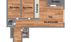 Trosoban stan, Novi Sad, Telep, prodaja, 69m2, 136240e, id1001159