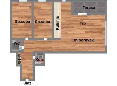 Trosoban stan, Novi Sad, Telep, prodaja, 69m2, 163240e, id1001168