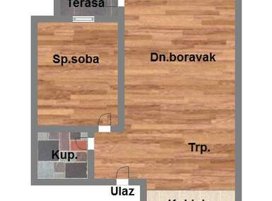 Dvosoban stan, Novi Sad, prodaja, 49m2, 116780e, id1003691