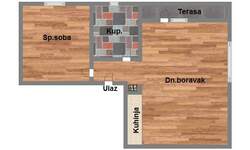 Dvosoban stan, Novi Sad, prodaja, 40m2, 67350e, id1003698