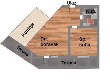 Trosoban stan, Novi Sad, prodaja, 62m2, 142600e, id1003811