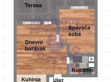 Dvosoban stan, Novi Sad, Stari majur, prodaja, 41m2, 89390e, id1003867