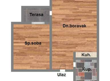 Dvosoban stan, Novi Sad, prodaja, 39m2, 70700e, id1003998