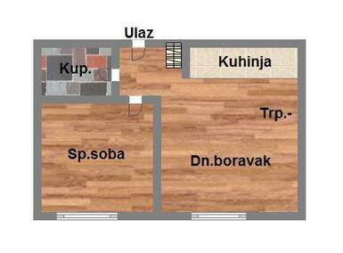 Dvosoban stan, Novi Sad, Adice, prodaja, 44m2, 83940e, id1004043