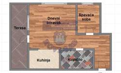 Dvosoban stan, Novi Sad, Stari Majur, prodaja, 50m2, 108910e, id1006210