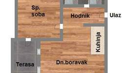 Dvosoban stan, Novi Sad, prodaja, 39m2, 99550e, id1009113