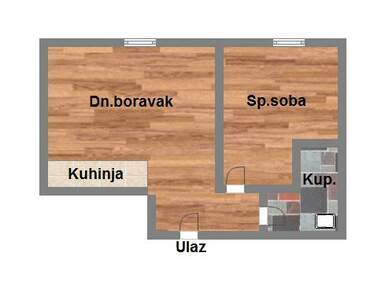 Jednoiposoban stan, Novi Sad, Klisa, prodaja, 30m2, 47900e, id1011178