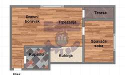 Dvosoban stan, Novi Sad, Stari Majur, prodaja, 38m2, 82110e, id1011335