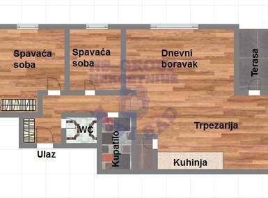 Trosoban stan, Novi Sad, prodaja, 61m2, 131680e, id1011406
