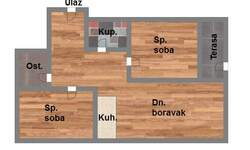 Trosoban stan, Žabalj, prodaja, 65m2, 87680e, id1012114