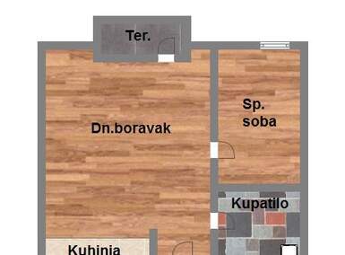 Jednoiposoban stan, Novi Sad, Nova Detelinara, prodaja, 35m2, 96030e, id1013625