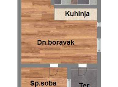 Dvosoban stan, Novi Sad, prodaja, 50m2, 104800e, id1014247