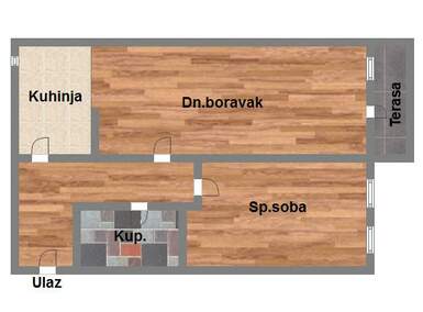 Dvosoban stan, Novi Sad, prodaja, 62m2, 108500e, id1014981