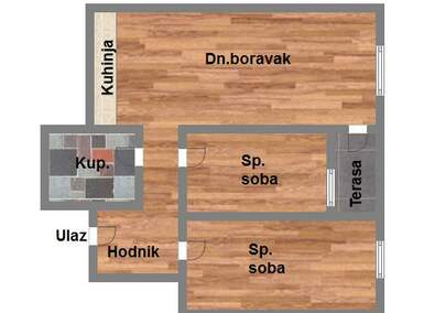 Trosoban stan, Novi Sad, Telep, prodaja, 62m2, 152400e, id1020781