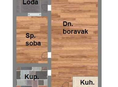 Dvosoban stan, Novi Sad, prodaja, 37m2, 87000e, id1022179