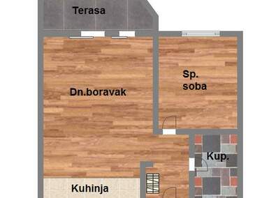 Dvosoban stan, Novi Sad, Salajka, prodaja, 45m2, 82400e, id1026780