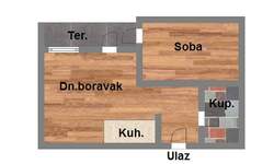 Dvosoban stan, Novi Sad, Telep, prodaja, 39m2, 94100e, id1029330