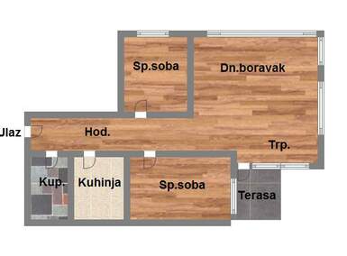 Trosoban stan, Novi Sad, Telep, prodaja, 72m2, 164040e, id1030743