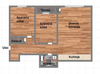 Trosoban stan, Novi Sad, prodaja, 62m2, 111110e, id1030930