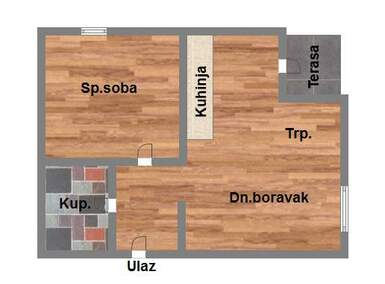 Dvosoban stan, Novi Sad, Adice, prodaja, 43m2, 73080e, id1030947