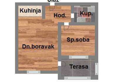 Dvosoban stan, Novi Sad, Avijacija, prodaja, 44m2, 86400e, id1033039