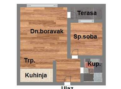 Dvosoban stan, Novi Sad, prodaja, 42m2, 94910e, id1033066