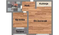 Dvosoban stan, Novi Sad, Avijatičarsko naselje, prodaja, 44m2, 86040e, id1036306