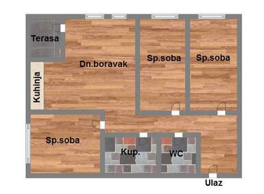 Cetvorosoban stan, Novi Sad, prodaja, 69m2, 175330e, id1039686