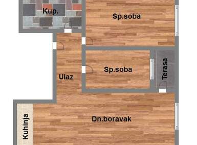 Dvoiposoban stan, Novi Sad, Adice, prodaja, 52m2, 85600e, id1039902