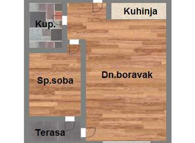 Dvosoban stan, Novi Sad, Petrovaradin, prodaja, 39m2, 83370e, id1040488