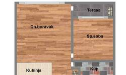 Dvosoban stan, Novi Sad, prodaja, 41m2, 1097800e, id1040743