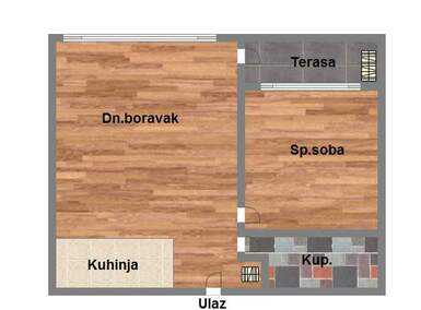 Dvosoban stan, Novi Sad, prodaja, 41m2, 1097800e, id1040743