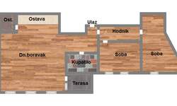 Dvoiposoban stan, Novi Sad, prodaja, 63m2, 190360e, id1041803
