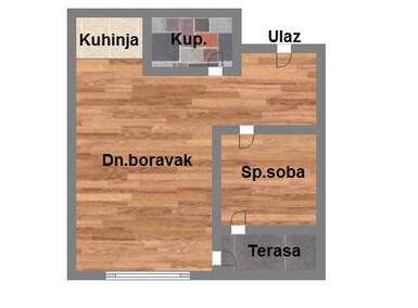 Jednoiposoban stan, Novi Sad, Petrovaradin, prodaja, 41m2, 86510e, id1041808
