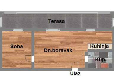 Jednoiposoban stan, Novi Sad, Veternik, prodaja, 34m2, 69360e, id1041818
