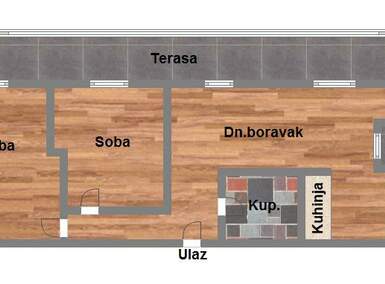 Trosoban stan, Novi Sad, Veternik, prodaja, 65m2, 133280e, id1041822