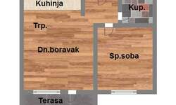 Dvosoban stan, Novi Sad, Somborski Bulevar, prodaja, 54m2, 131920e, id1046517