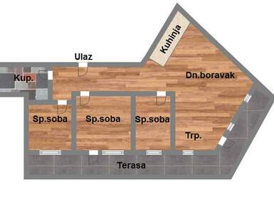 Cetvorosoban stan, Novi Sad, Somborski Bulevar, prodaja, 92m2, 203110e, id1046519