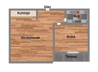 Dvosoban stan, Novi Sad, telep, prodaja, 42m2, 98840e, id1046783