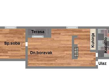 Dvosoban stan, Novi Sad, Podbara, prodaja, 48m2, 120780e, id1046930