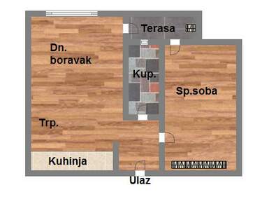 Jednoiposoban stan, Novi Sad, Detelinara, prodaja, 36m2, 90520e, id1047471