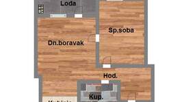 Dvosoban stan, Novi Sad, Petrovaradin, prodaja, 41m2, 88700e, id1048772