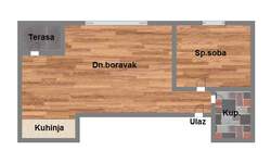 Dvosoban stan, Novi Sad, Adice, prodaja, 40m2, 67810e, id1049423