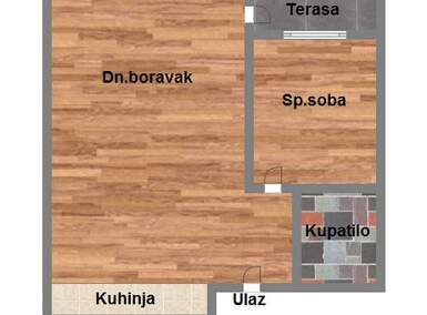 Jednoiposoban stan, Novi Sad, Telep, prodaja, 36m2, 85900e, id1051278