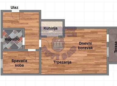 Jednoiposoban stan, Novi Sad, Podbara, prodaja, 41m2, 126030e, id1051425