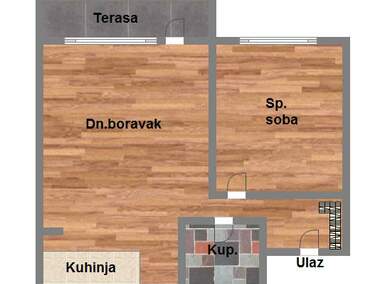 Jednosoban stan, Novi Sad, Bulevar Oslobođenja, prodaja, 45m2, 162250e, id1057440