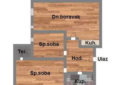 Dvoiposoban stan, Novi Sad, Stari Majur, prodaja, 58m2, 113000e, id1058483