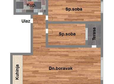 Dvoiposoban stan, Novi Sad, Adice, prodaja, 52m2, 88270e, id1059222